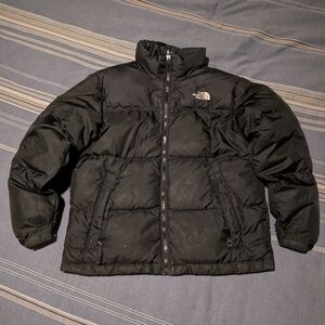 Youth Black North Face Down Coat Jacket